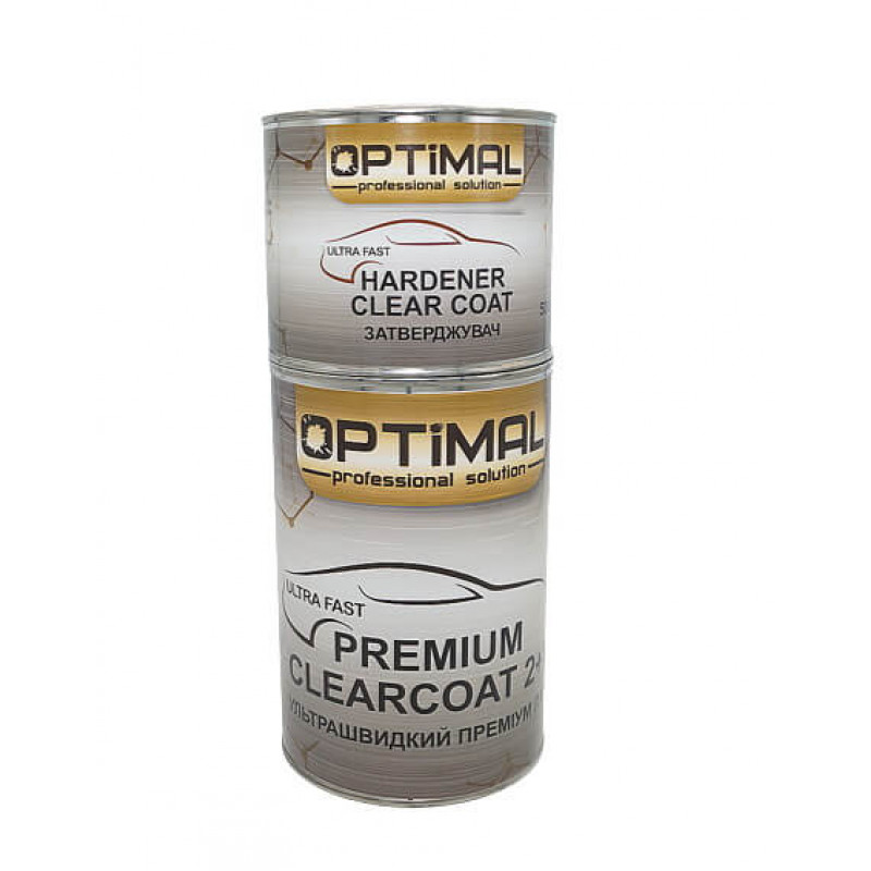 Лак акриловый OPTIMAL ULTRA FAST HS 2/1 1 л и отвердитель 0,5 л Лак акриловый OPTIMAL ULTRA FAST HS 2/1 1 л и отвердитель 0,5 л