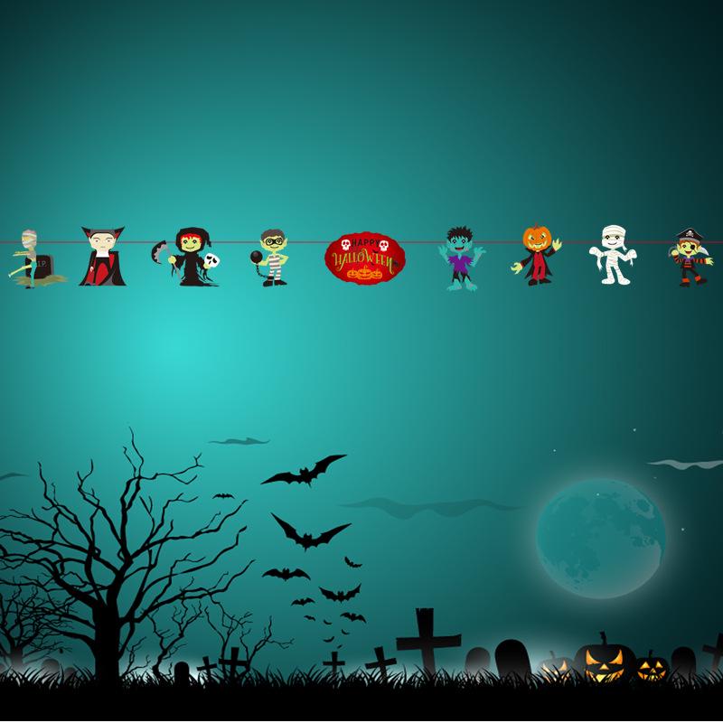 Гирлянда на Хэллоуин 280 см Разноцветный (808105) - фото 3