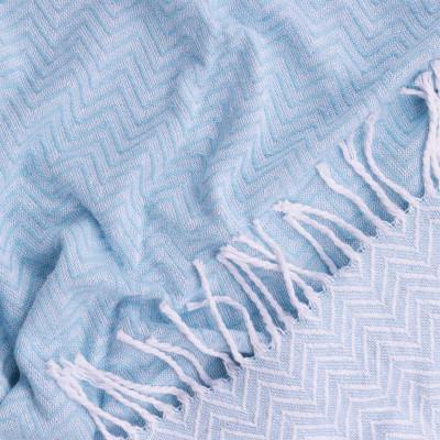 Плед віола 140х200 см Блакитний - фото 2 Плед віола 140х200 см Блакитний - фото 2