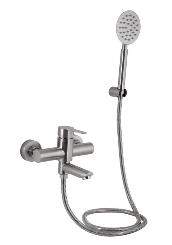 Смеситель для ванны Brinex Pure 006 Nickel (BRIPUR006NKL)