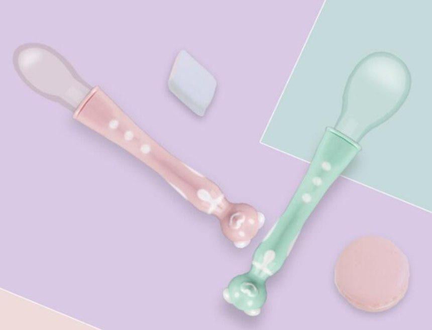 Набор силиконовых ложечек Мишки в футляре Бирюзовый (142505) - фото 6 Набор силиконовых ложечек Мишки в футляре Бирюзовый (142505) - фото 6