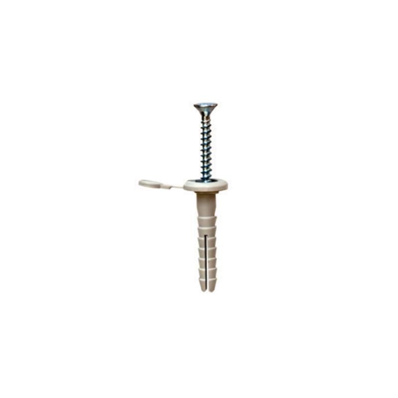 Дюбель ДКС M5 Combitech 6х35 ПП із саморізом Ø 4х35 мм цинк 1 шт. (CM06520)