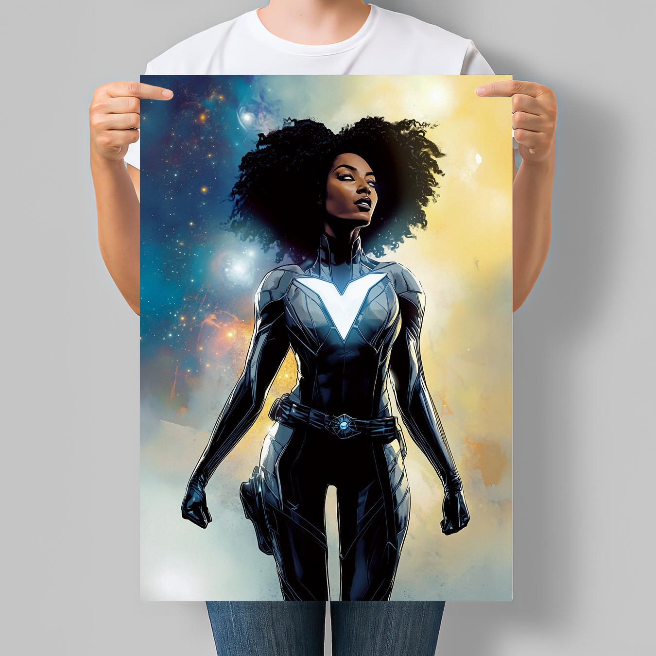 Постер супергероиня Marvel Спектрум Fan art Серия Superheroine Collection 30x42 см A3 без рамки (MAR04_A3)