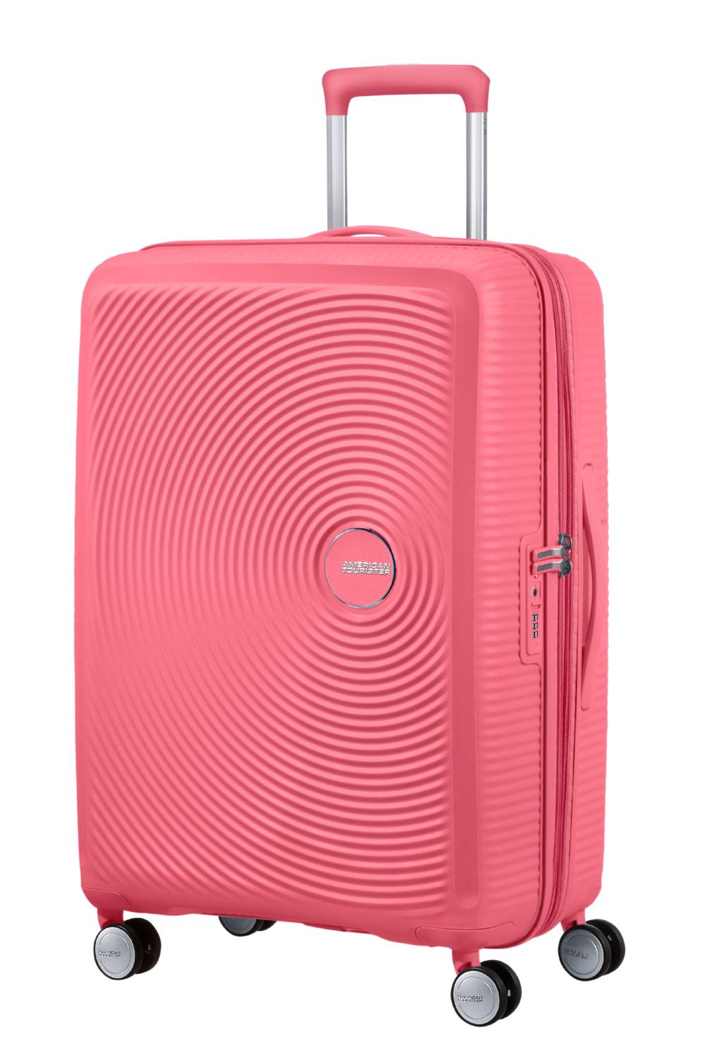 Чемодан American Tourister SOUNDBOX 46,5х67х29/32 см Розовый (32G*00002)