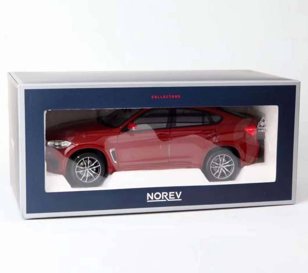 Модель автомобиля Norev 1:18 BMW X6M F86 Red (183242) - фото 2 Модель автомобиля Norev 1:18 BMW X6M F86 Red (183242) - фото 2