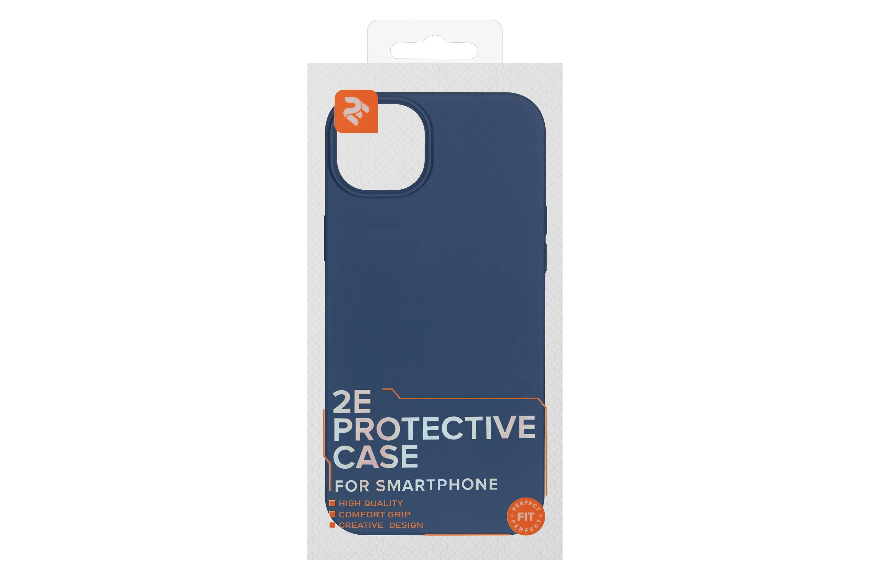 Чохол-бампер для телефону 2E Basic Liquid Silicone iPhone 14 Pro Max Cobalt Blue (2E-IPH-14PRM-OCLS-CB) - фото 3