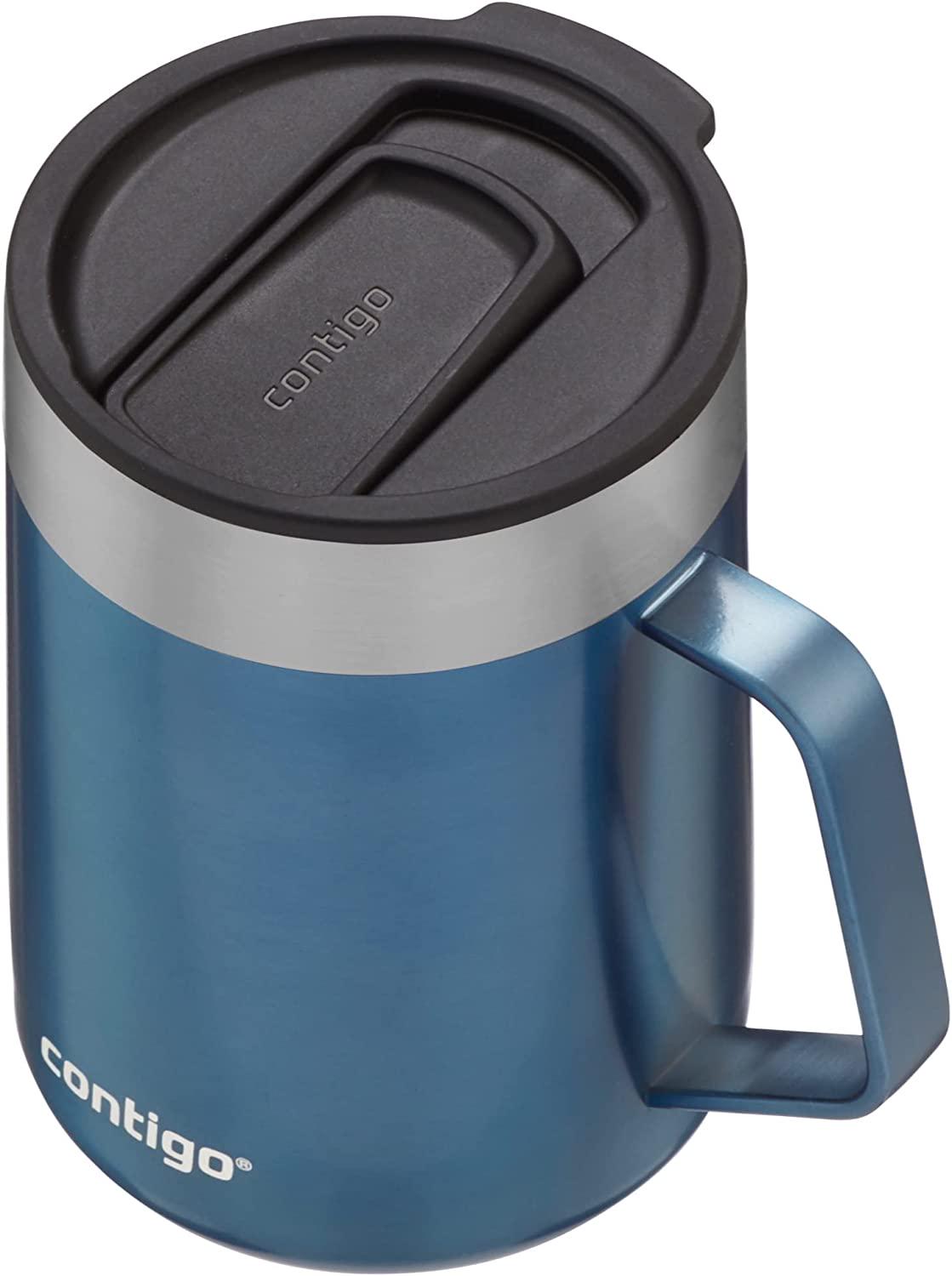 Термокухоль Contigo Streeterville with Handle 420 мл Blue Corn (2174675) - фото 2