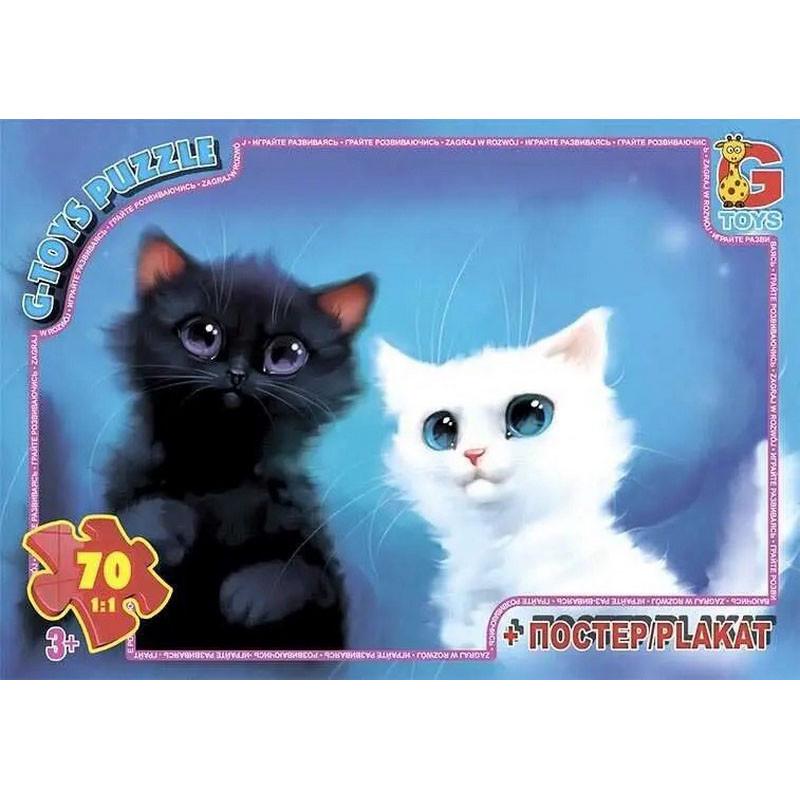 Пазлы детские картонные G-Toys Домашние животные 70 эл. (IP-177-P-979)