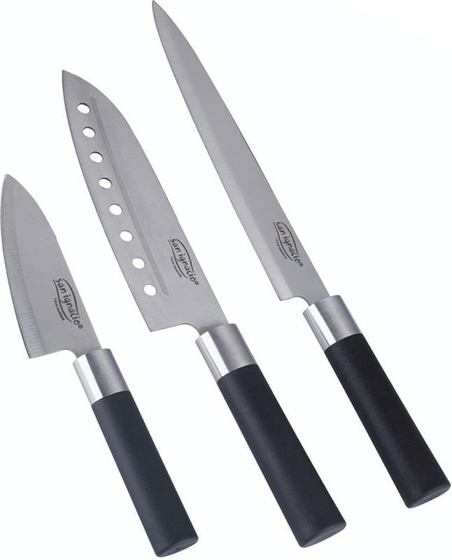 Набір кухонних ножів San Ignacio Slice нержавіюча сталь 3 шт. (BGEU-3974)