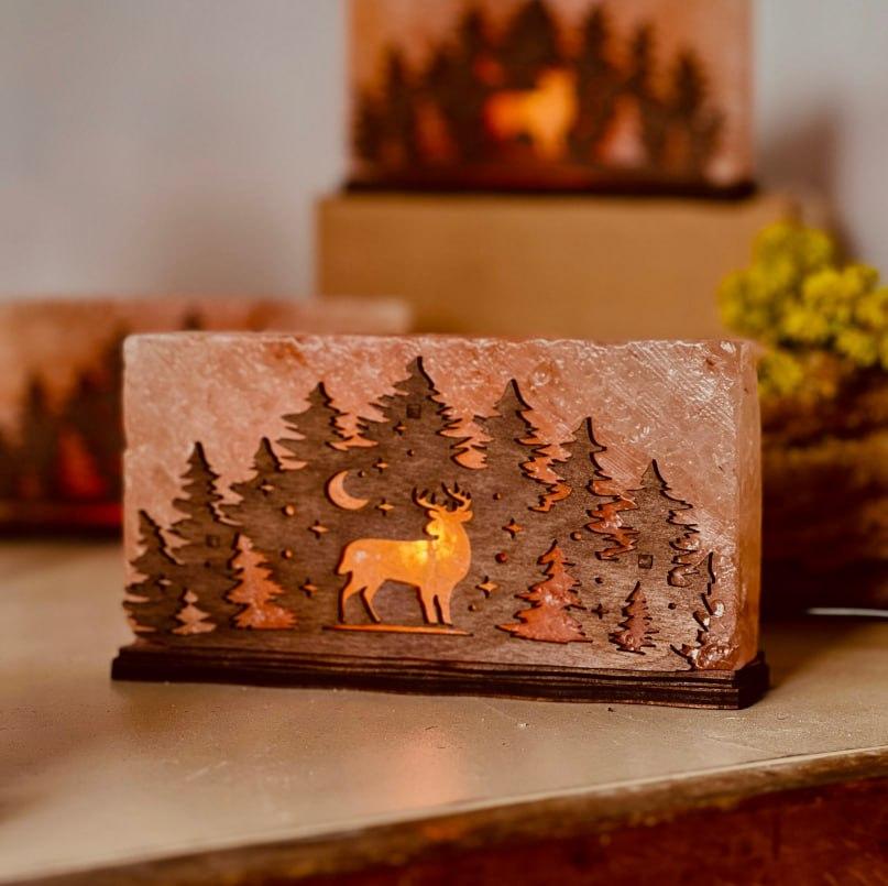 Соляная лампа Олень из гималайской соли 2 кг (Д-bahmut-002) - фото 3 Соляная лампа Олень из гималайской соли 2 кг (Д-bahmut-002) - фото 3