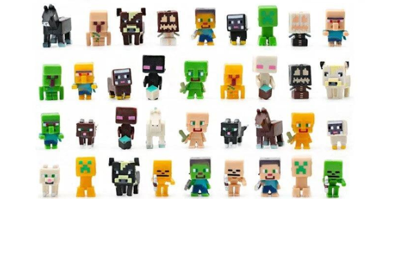 Игровой набор Минифигурки героев и мобов в стиле Minecraft B1