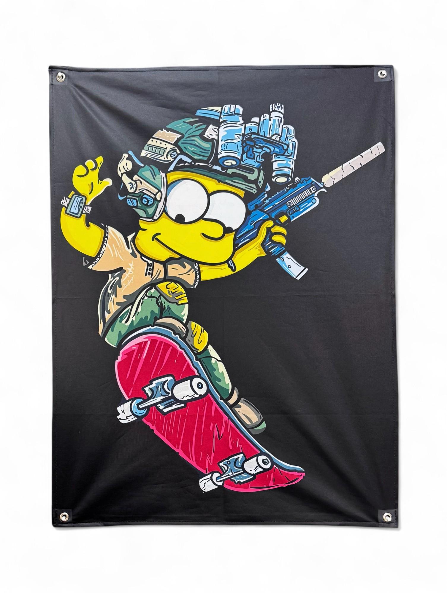 Баннер Барт Симпсон на скейте (29074295) Баннер Барт Симпсон на скейте (29074295)