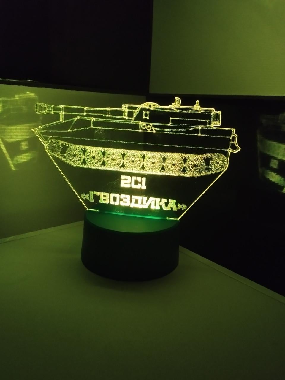 3D-ночник "2С1 Гвоздика" Bluetooth (2905045070)