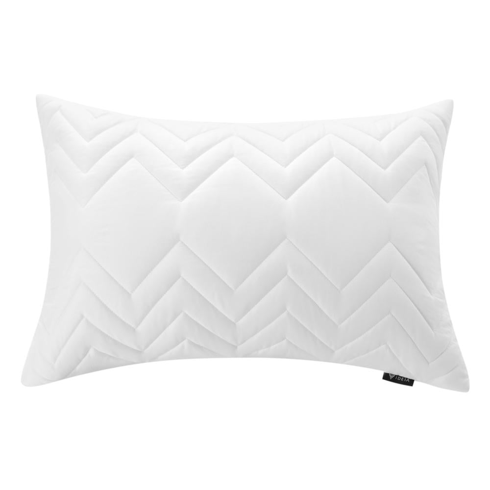 Подушка IDEIA NORDIC COMFORT чехол с стежкой антиаллергенное волокно 50х70 см Белый (24483)
