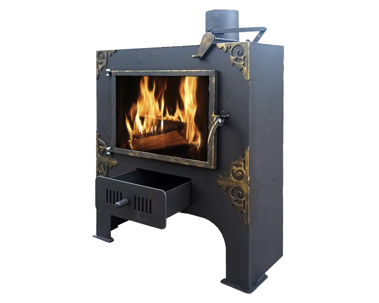 Камин Kram-kovka Велес стальной напольный угловой 4 мм Камин Kram-kovka Велес стальной напольный угловой 4 мм