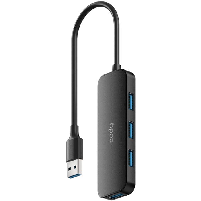 USB-хаб Cudy USB 3.0 Type-A to 4хUSB 3.0 Black (UH40A)