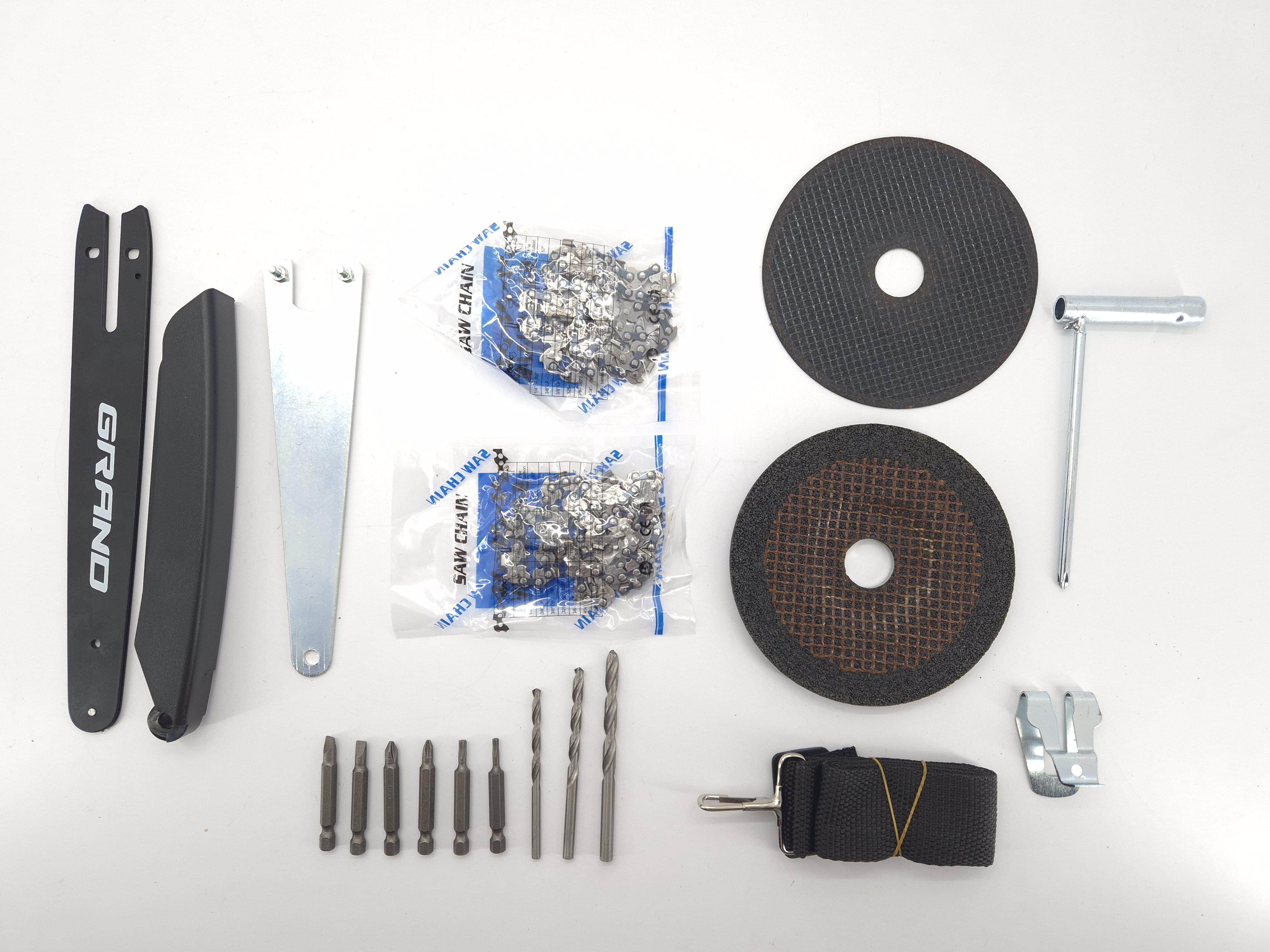 Набір інструментів акумуляторних Grand № 3 G (МШУ-20BL/PRO+ДА-20/13UBL+АПЦ-20V/8"-4) - фото 16 Набір інструментів акумуляторних Grand № 3 G (МШУ-20BL/PRO+ДА-20/13UBL+АПЦ-20V/8"-4) - фото 16