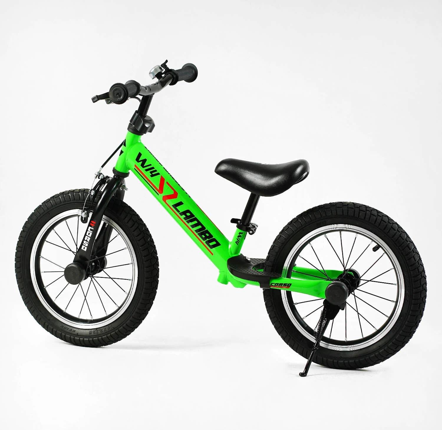 Біговел Corso Lambo LB-14700 сталева рама/надувні гумові колеса 14"