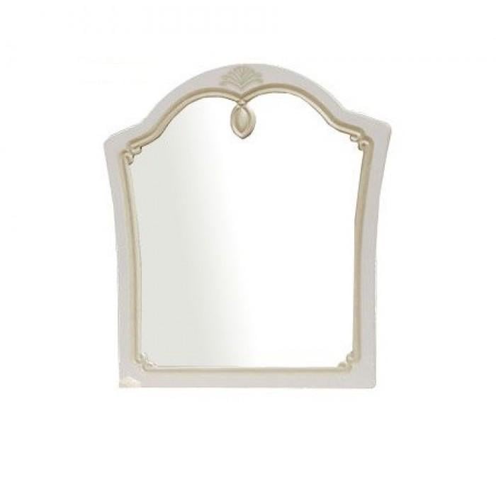 Дзеркало Світ Меблів Луїза 950х20х700 мм в спальню з ДСП та МДФ Біле дерево