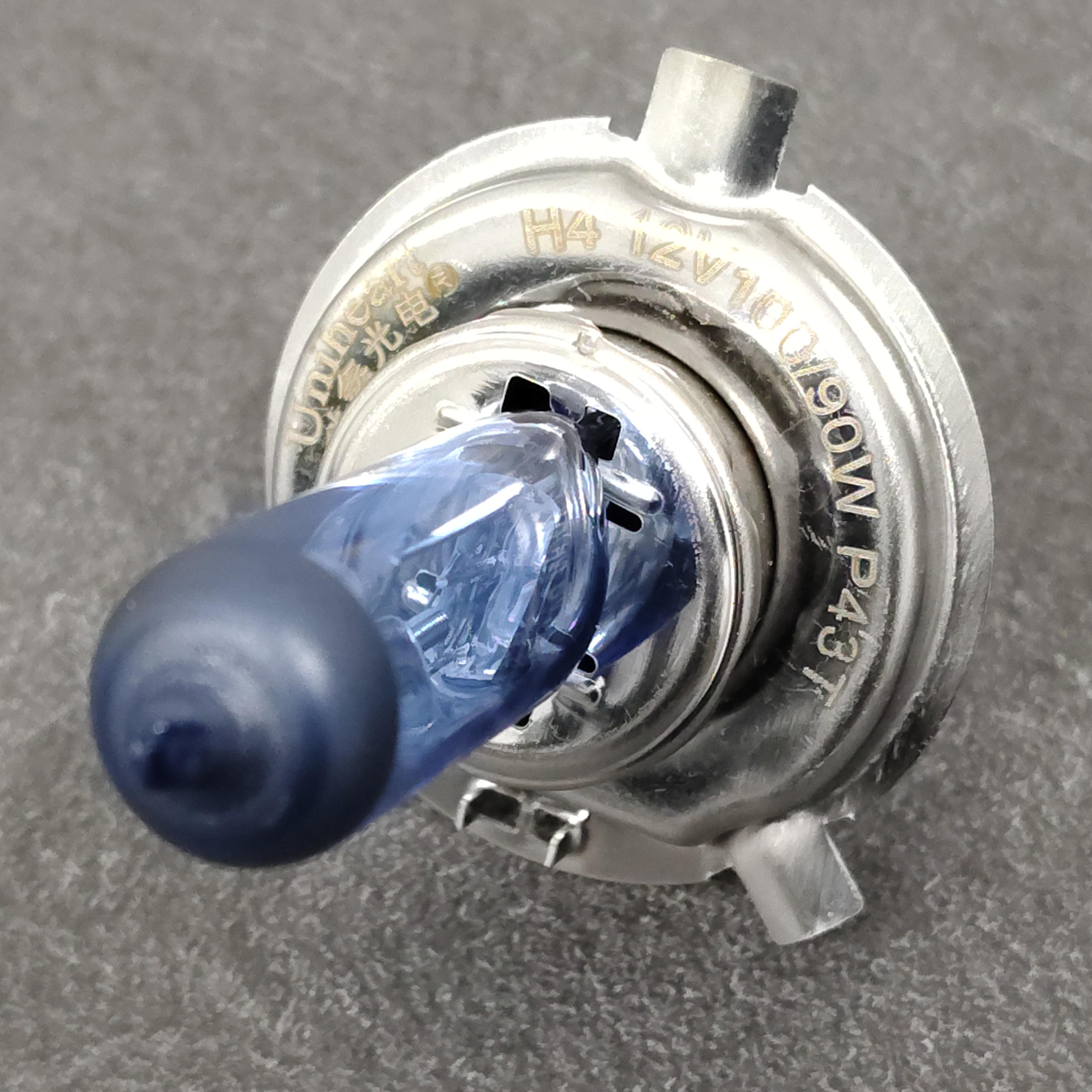 Автолампа Uniheart H4 P43T 12V 100/90W +50% Белый (618STORE3) - фото 2