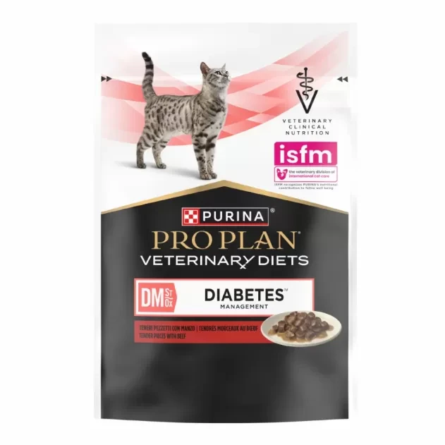 Вологий корм для котів Pro Plan Veterinary Diets Diabetes Managment pouch 85 г (8445290093523) Вологий корм для котів Pro Plan Veterinary Diets Diabetes Managment pouch 85 г (8445290093523)