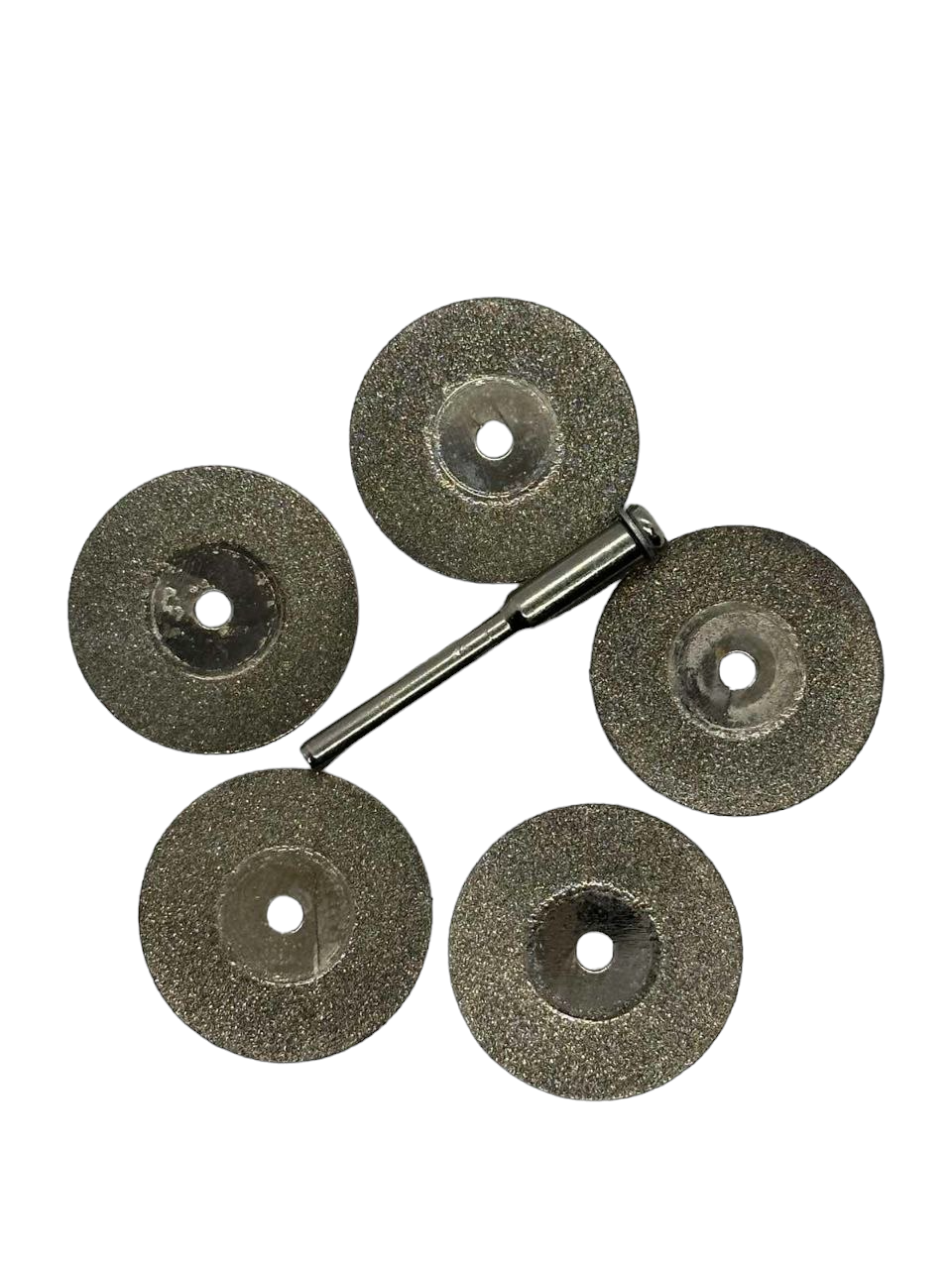 Набір алмазних дисків Dremel з тримачем для гравера та бормашинки 22 мм 5 шт. (10а)