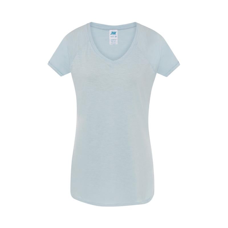 Футболка JHK URBAN SLUB LADY L/XL Блакитний неон (SKN)