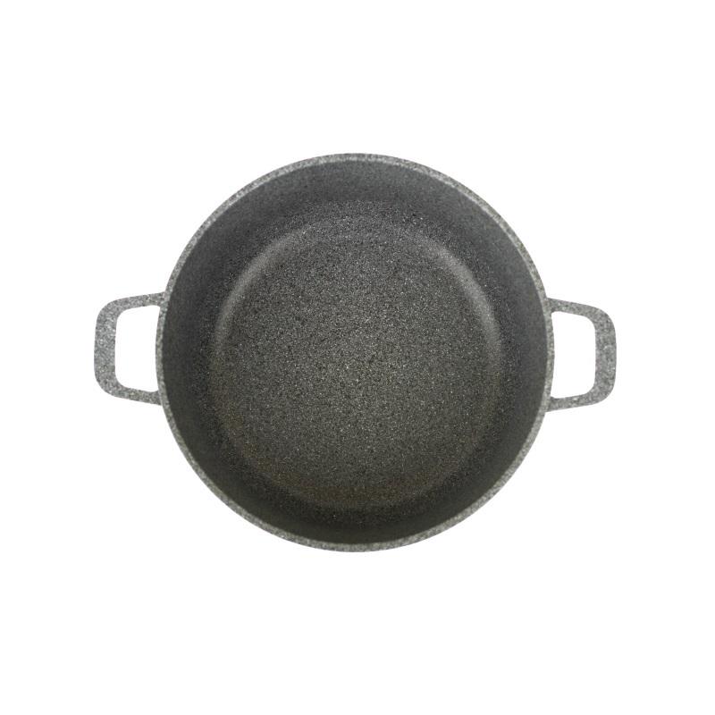 Каструля Біол Granite Gray зі скляною кришкою 5 л Сірий (K504PC) - фото 2 Каструля Біол Granite Gray зі скляною кришкою 5 л Сірий (K504PC) - фото 2