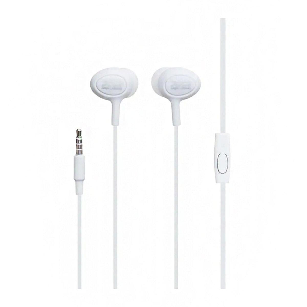 Наушники проводные Xo S6 Candy Белый