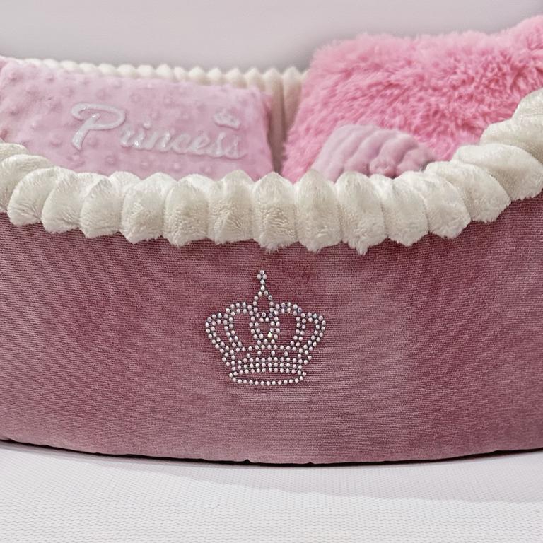 Лежанка для собак Amore mio Cane Брістоль Boutique до 16 кг 60х55х19 см (ОВ-0061) - фото 4