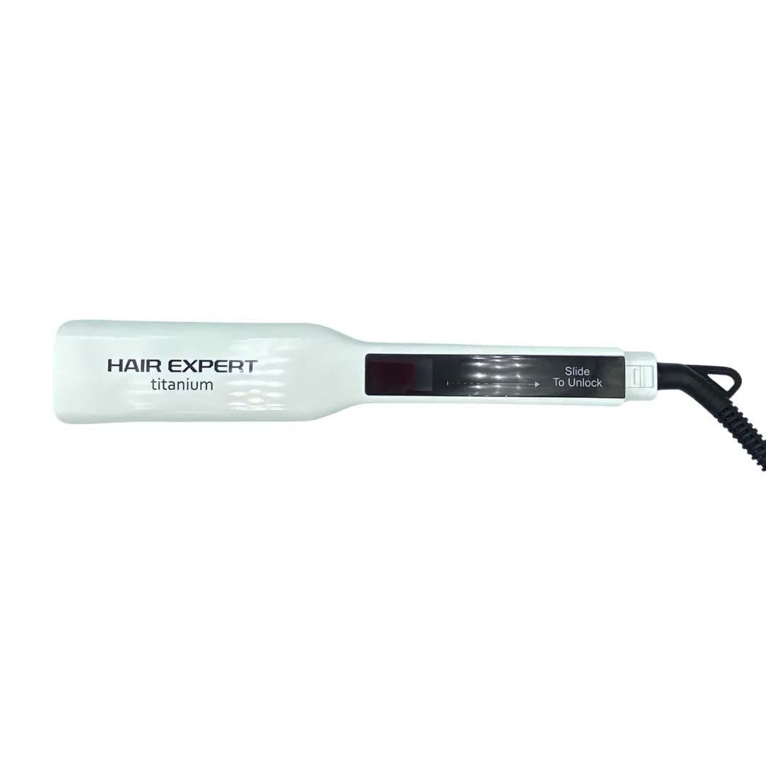 Вирівнювач для волосся Hair Expert Titanium Білий (HE0001-W) - фото 1