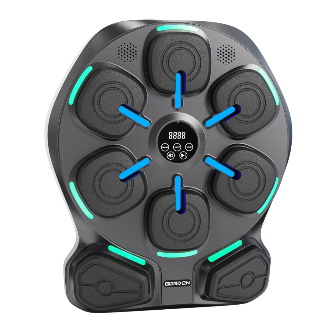 Тренажер Gordon на 8 целей/5 мелодий с LED подсветкой и перчатки Bluetooth 9,5 см Тренажер Gordon на 8 целей/5 мелодий с LED подсветкой и перчатки Bluetooth 9,5 см