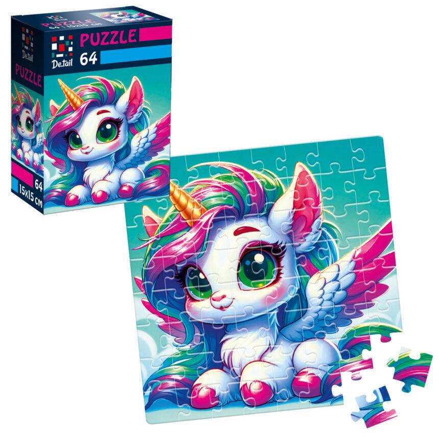Пазли De.tail. Замріяна єдиноріжка DT1234-01 64 ел. (MTT-197298)