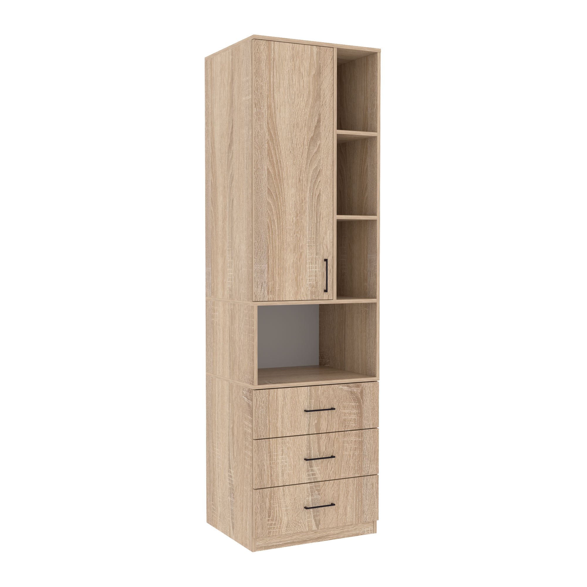 Шкаф для одежды Tetris Т-4 600х520х2100 мм Дуб Сонома (18185231)
