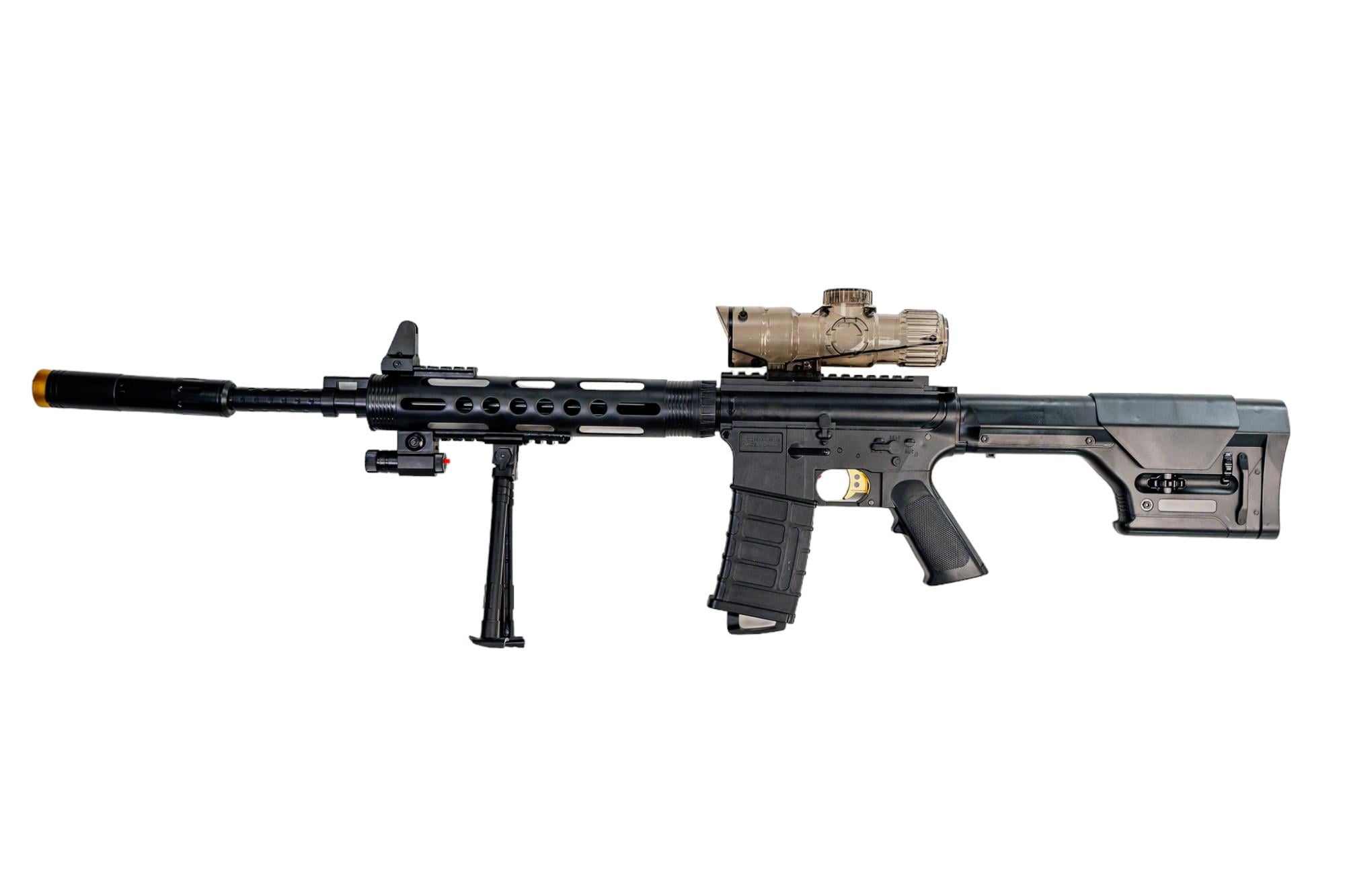 Детское оружие автомат-бластер AR-15 на орбизах (G980C)