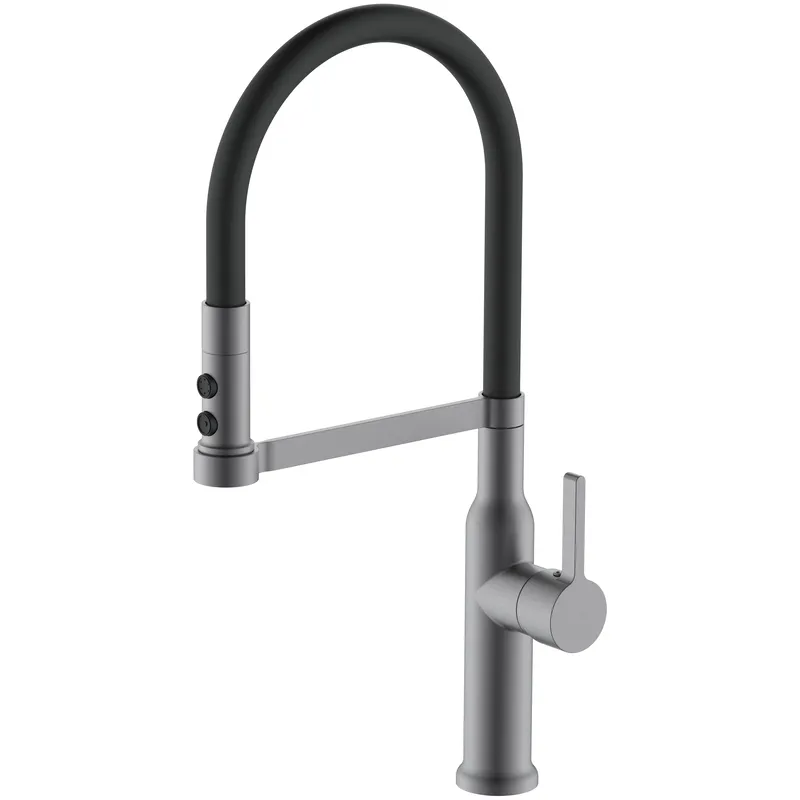 Змішувач для кухні MIXXUS Premium PULL 017 силіконовий вилив Graphite/Refl Black (MI8278) Змішувач для кухні MIXXUS Premium PULL 017 силіконовий вилив Graphite/Refl Black (MI8278)
