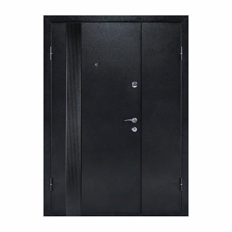 Дверь входная левая TD Аляска-889 2050х1200 мм Серый/Белый мрамор (30731345)