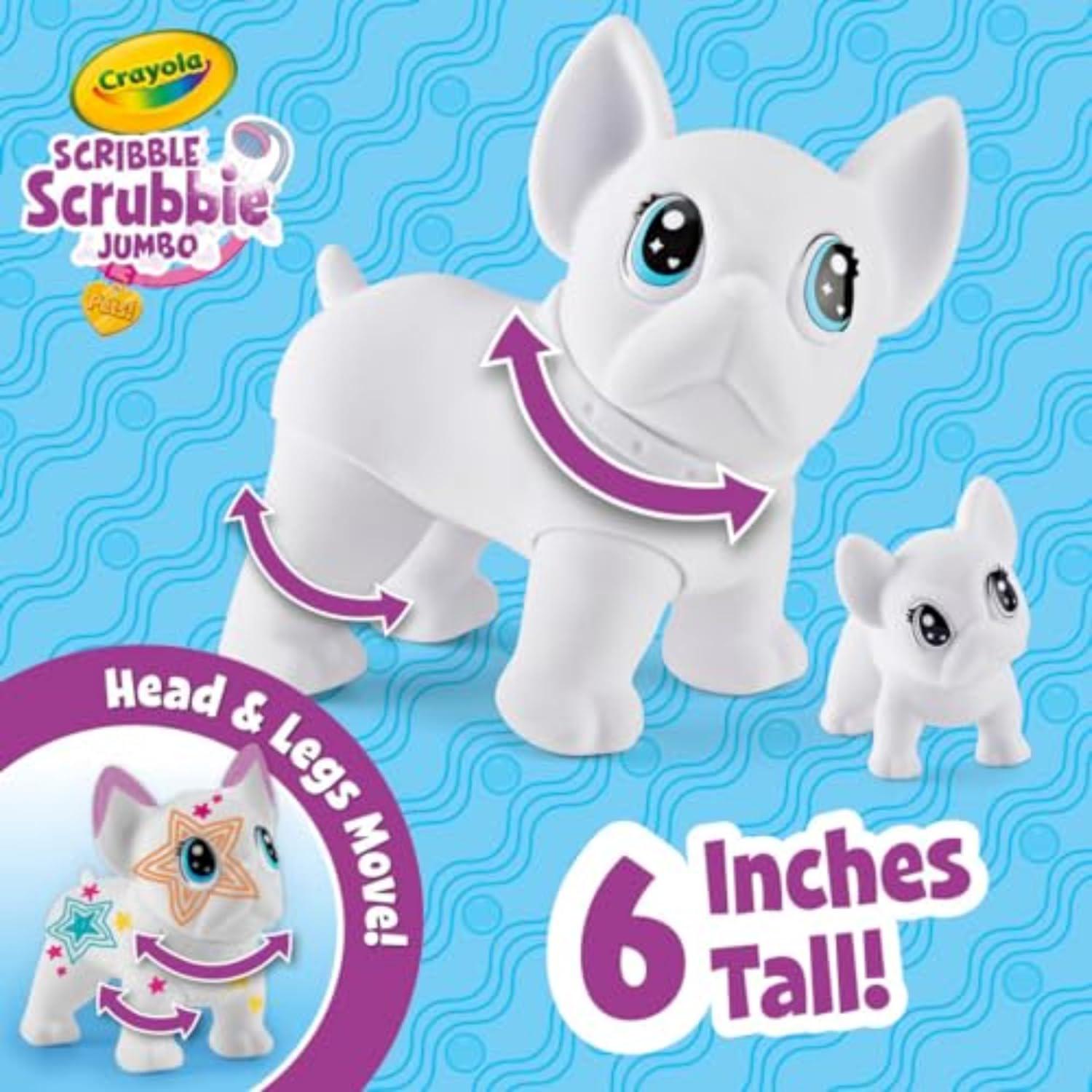 Набір для творчості Крайола Бульдог Crayola Scribble Scrubbie Jumbo Pet Wilbur (74 0222) - фото 3