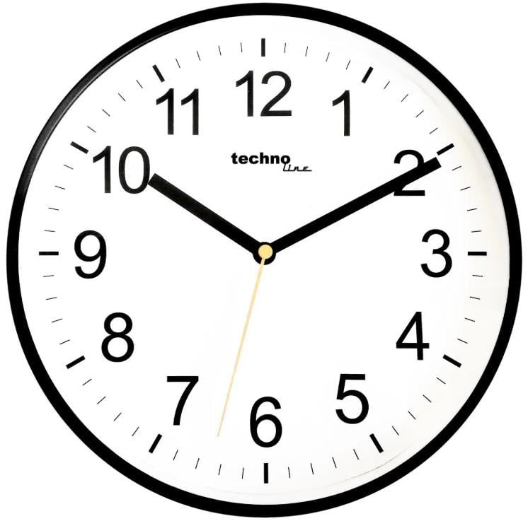 Годинник настінний Technoline WT630 White/Black (WT630)