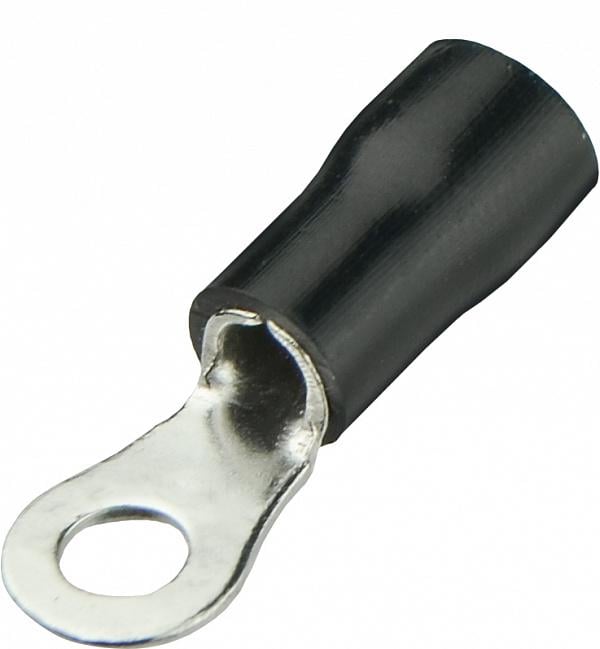 Наконечник изолированный АСКО-Укрем RV 3,5-4 2,5-4 мм2 М4 1 шт. Черный (A0060030009)