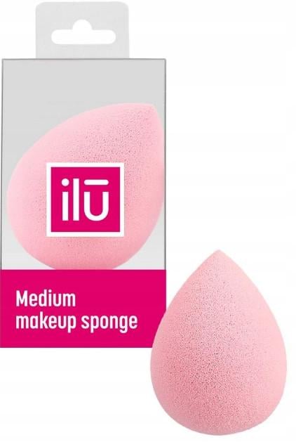 Спонж-крапля для макіяжу Ilu Sponge Raindrop Medium 1 шт. Pink (1533677327)