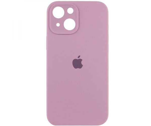 Чехол накладка Silicone Case Full Camera with Frame для Apple iPhone 13 83.Lilac Purple