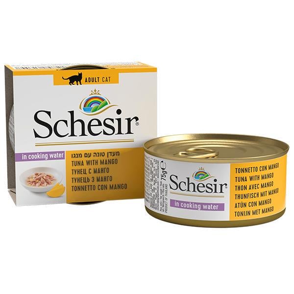 Корм влажный Schesir Tuna Mango 75 г