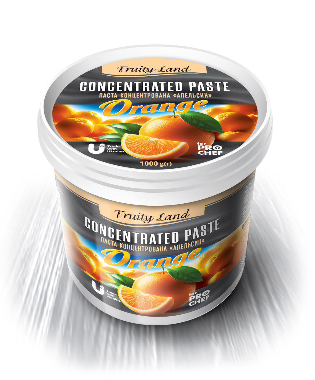 Паста концентрированная Fruityland Апельсин 1 кг