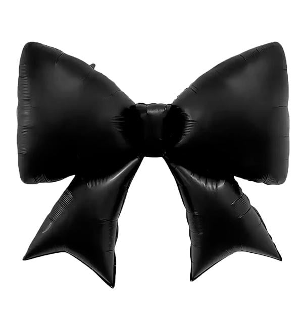 Воздушный шар Бант 75х98 см Черный сатин (29679020)
