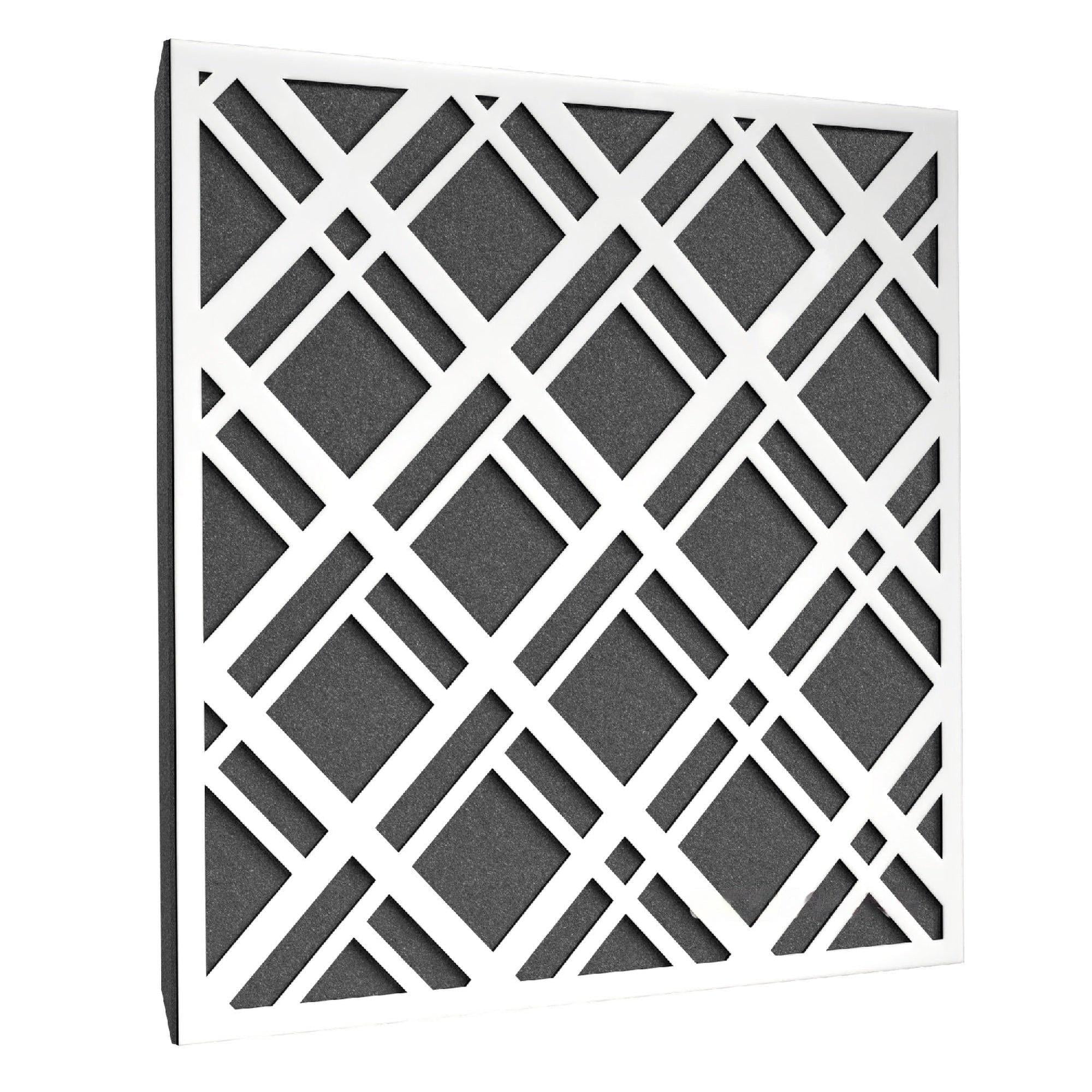 Акустическая панель Ecosound Grille HDF 50х50 см 33 мм Белый (1221)
