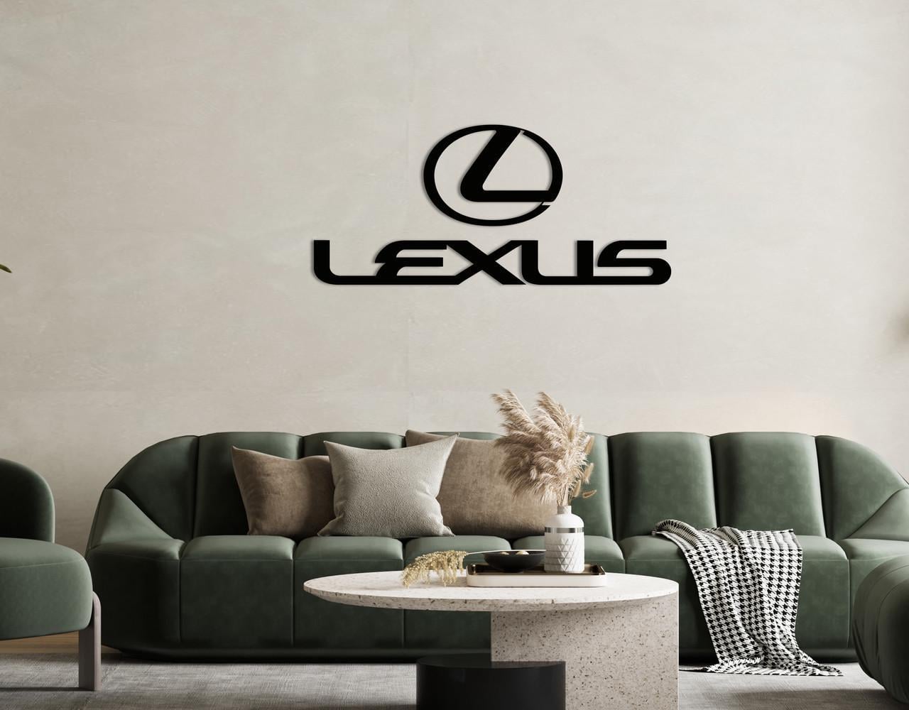 Декоративное панно на стену Upwood Decor Lexus 31,4х70 см Black (1577996128)