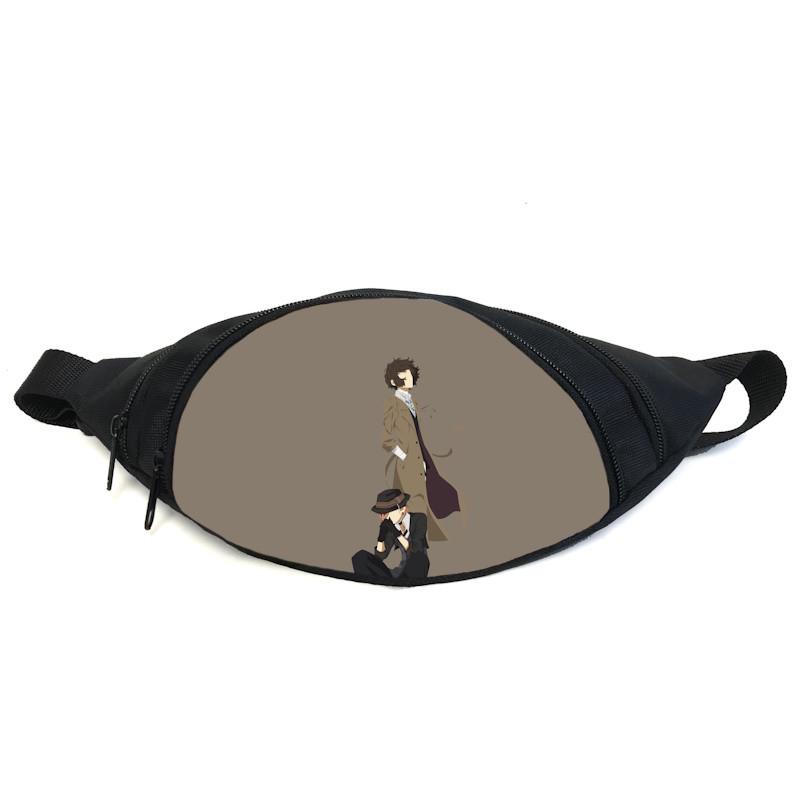 Поясна сумка-бананка Cappuchino toys Бродячі пси GB BSD 028 Чорний (2079942573)