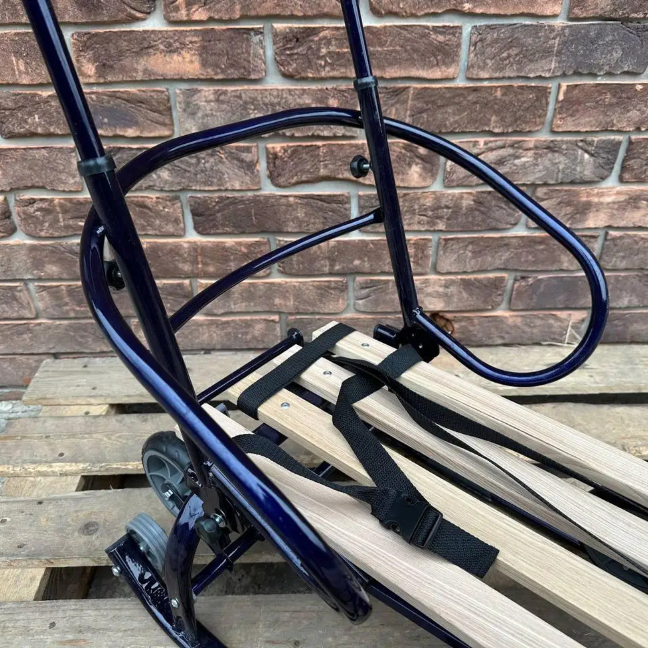 Санки-трансформер детские с колесами Патриот LUX 2026 Синий - фото 11