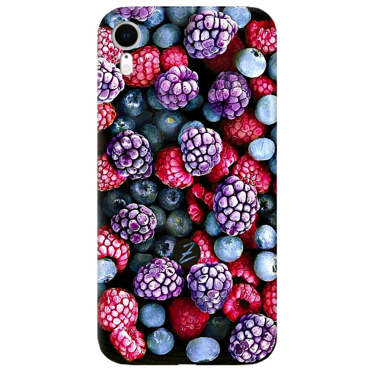 Силиконовый чехол Zorrov для Apple iPhone XR - Frosty berry (11170040086051825) - фото 1